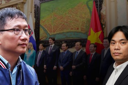 Lê Hồng Quang bất ngờ xuất hiện bên cạnh Bộ trưởng Quốc phòng Slovakia, ông Kaliňák, tại Việt Nam 