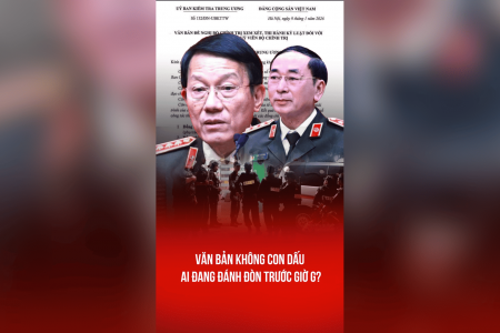 VĂN BẢN KHÔNG CON DẤU, AI ĐANG ĐÁNH ĐÒN TRƯỚC GIỜ G?