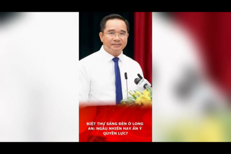 BIỆT THỰ SÁNG ĐÈN Ở LONG AN: NGẪU NHIÊN HAY ẨN Ý QUYỀN LỰC?