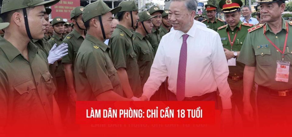 LÀM DÂN PHÒNG: CHỈ CẦN 18 TUỒI