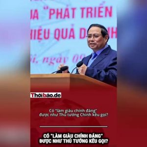 Có „làm giàu chính đáng“  được như Thủ tướng Chính kêu gọi?