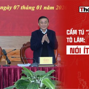 CẨM TÚ “XÓC XỈA” TÔ LÂM: NÓI ÍT THÔI ?!