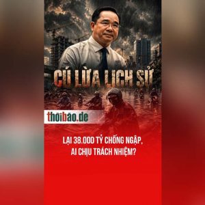 LẠI 38.000 TỶ CHỐNG NGẬP, AI CHỊU TRÁCH NHIỆM?