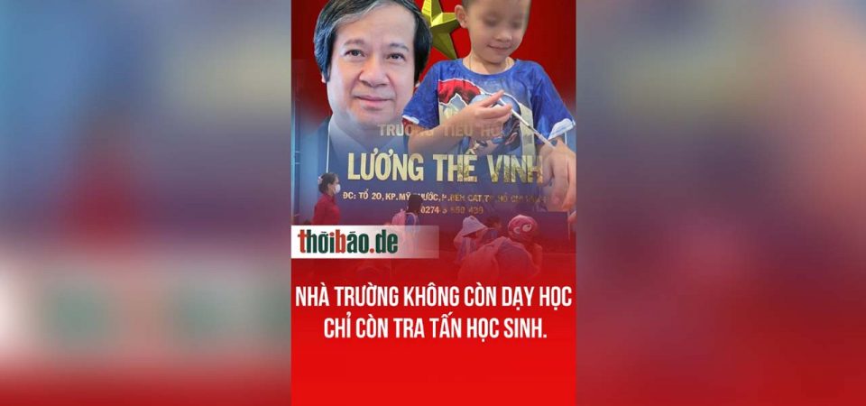 Nhà trường không còn dạy học, chỉ còn tra tấn học sinh.