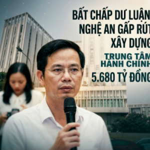 Nghệ An “tỉnh nghèo” chi 5.680 tỷ xây trung tâm hành chính hoành tráng.