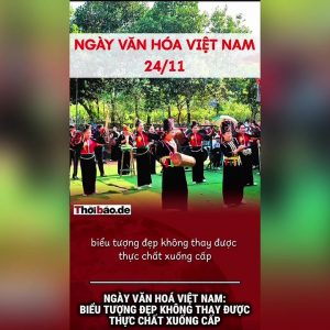 Ngày văn hóa Việt Nam: Biểu tượng đẹp không thay được thực chất xuống cấp.
