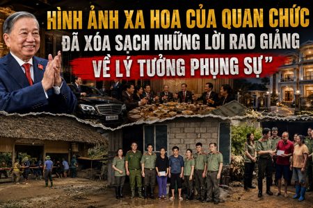 Hình ảnh xa hoa của quan chức đã xóa sạch những lời rao giảng về lý tưởng phụng sự