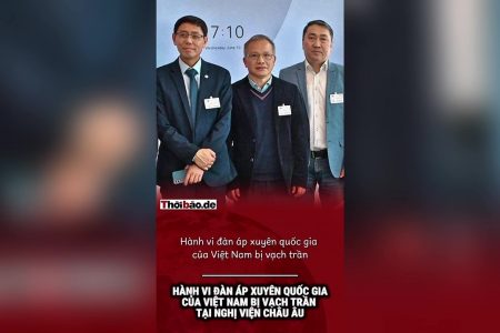 Hành vi đàn áp xuyên quốc gia của Việt Nam bị vạch trần tại Nghị viện Châu Âu