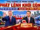 Thủ tướng Lê Minh Hưng phát lệnh khởi công 5 dự án metro Hà Nội trị giá hơn 1,3 triệu tỷ đồng