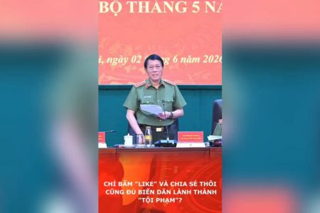 Chỉ bấm „Like“ và chia sẻ thôi cũng đủ biến dân lành thành „Tội phạm“?