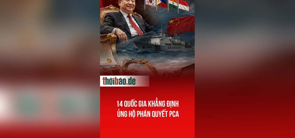 14 quốc gia khẳng định ủng hộ phán quyết PCA