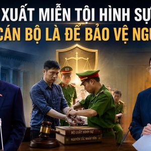 Đề xuất miễn tội hình sự cho cán bộ là để bảo vệ người tài