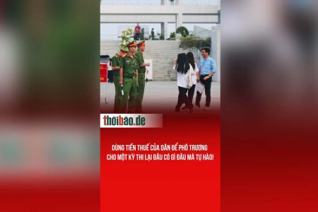 Dùng tiền thuế của dân để phô trương cho một kỳ thi lại đâu có gì đâu mà tự hào!