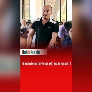 Hỗ trợ dân đòi quyền lợi, một người bị khởi tố