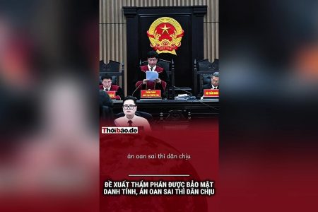 Đề xuất thẩm phán được bảo mật danh tính, án oan sai thì dân chịu