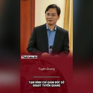 Suspensión temporal del director de la Consejería de Educación y Formación de Tuyên Quang