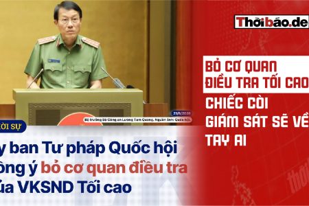 Bỏ cơ quan điều tra tối cao: Chiếc còi giám sát sẽ về tay ai