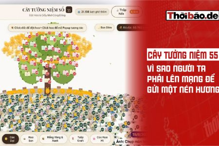 Cây tưởng niệm 55: Vì sao người ta phải lên mạng để gửi một nén hươngCó những lúc, một bó hoa cũng trở thành thứ phải tìm cách “cất giữ” trên Internet. Sau khi chứng kiến việc mọi người không còn được mang hoa đến tưởng niệm Đỗ Ngọc Phương Thùy, Pam Xu – biệt danh của một nhân vật trên Threads – đã tạo “Cây Tưởng Niệm 55”. Một cái cây không có đất, không có rễ, nhưng có hoa, nến và những mảnh giấy nhớ. Nghe qua tưởng là chuyện công nghệ. Nhìn kỹ, đó lại là một câu hỏi rất đời: vì sao một lời tiễn biệt cũng cần tìm chỗ trú ẩn? Trên website, người ta có thể gửi hoa, thắp nến và viết lời nhắn cho nữ sinh 18 tuổi tử vong trong vụ tai nạn ngày 30/5/2025 tại phố Nguyễn Huy Tự. Một người ký tên Mẫn viết: “Chị ơi, các bạn đang đòi lại công bằng cho chị đây ạ”. Câu chữ giản dị, nhưng đủ khiến người đọc phải dừng lại. Bởi nếu ngoài đời một bó hoa có thể bị dọn đi, thì trên mạng, ký ức lại mọc lên từng dòng. Dọn được hoa, liệu có dọn được nỗi đau và câu hỏi về công bằng? “Cây Tưởng Niệm 55” vì thế mang một sắc thái châm biếm cay đắng: càng muốn biến mất những dấu hiệu tưởng niệm, người ta càng có thể khiến chúng xuất hiện ở một nơi khác. Một website vô danh bỗng thành nơi người lạ gửi nến, gửi hoa, gửi cả những câu hỏi chưa có lời đáp. Pam Xu không công khai danh tính vì lý do an toàn. Và chính chi tiết ấy khiến câu chuyện càng nghịch lý: đến một lời tưởng niệm cũng phải tìm cách ẩn danh. Một cái cây kỹ thuật số không thể thay thế bó hoa thật, nhưng nó có thể nhắc rằng ký ức không phải thứ cứ “dọn đi” là biến mất.