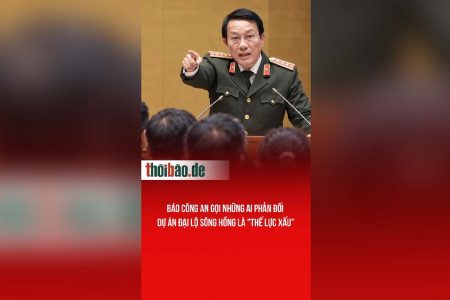 Báo Công an gọi những ai phản đối dự án Đại lộ sông Hồng là „thế lực xấu”