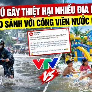 Les inondations causent des dégâts dans de nombreuses localités ; VTV les compare à un « parc aquatique gratuit »