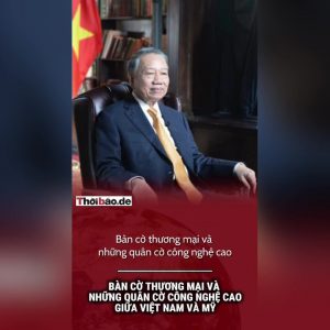El tablero comercial y las piezas de alta tecnología entre Vietnam y Estados Unidos