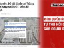 Власти Ханоя самостоятельно изымают землю у жителей