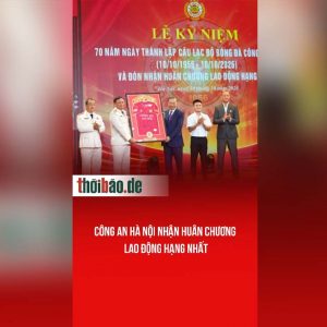 Công an Hà Nội nhận Huân chương Lao động hạng Nhất