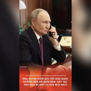 Ông Putin hiếm khi tới khu nghỉ dưỡng bên bờ Biển Đen. Vậy tại sao Nga bí mật tu sửa nơi này?