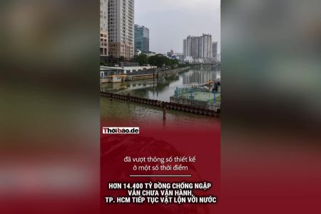 Hơn 14.400 tỷ đồng chống ngập vẫn chưa vận hành, TP. HCM tiếp tục vật lộn với nước