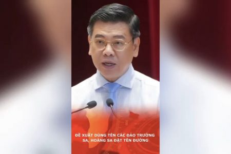 Đề xuất dùng tên các đảo Trường Sa, Hoàng Sa đặt tên đường