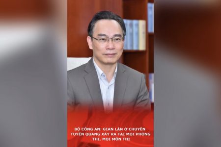กระทรวงความมั่นคงสาธารณะ: การทุจริตในการสอบที่โรงเรียนมัธยมศึกษาพิเศษจังหวัดตวนกวังเกิดขึ้นในทุกห้องสอบและทุกวิชา